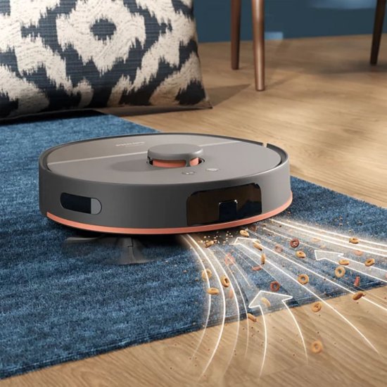 Robotski usisavač PHILIPS XU5000/20, baza za punjenje, crni