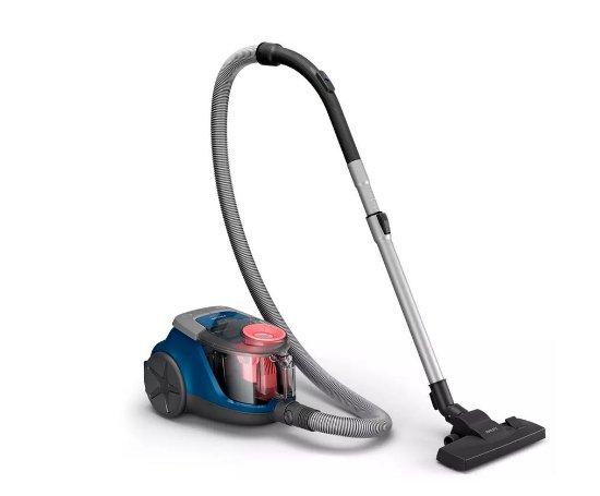 Usisavač PHILIPS XB2123/09, 850 W, bez vrećice, 1,3 l, plavi