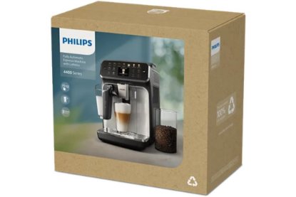 Aparat za kavu PHILIPS EP4441/50, 15 bar, LatteGo, 1.8 l spremnik vode, 12 napitaka, crni