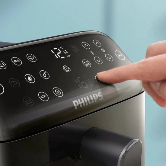 Friteza na vrući zrak PHILIPS NA462/70, 2750W, 2x 5 L košare, Dual Basket, crna