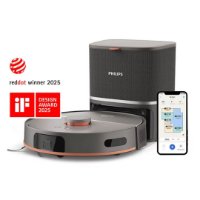 Robotski usisavač PHILIPS XU5100/10, stanicom za samopražnjenje, crni