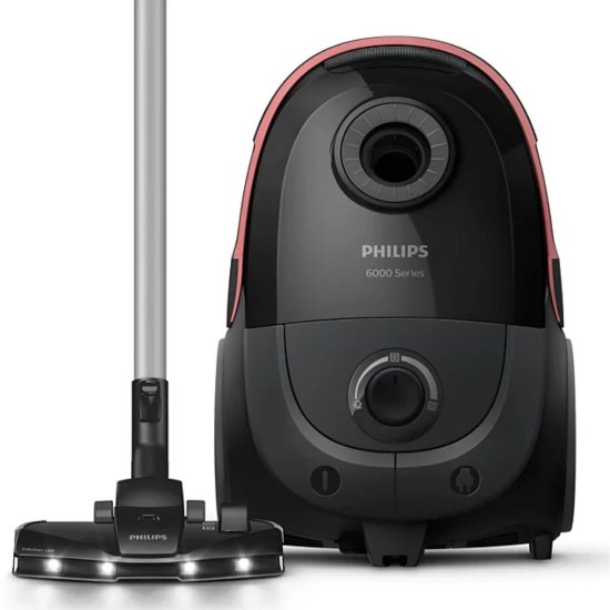 Usisavač PHILIPS XD6142/12, 900 W, 4 L vreća, HEPA filter, crni