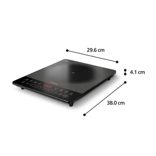 Indukcijska ploča PHILIPS HD5850/90 Serija 5000, 2000W, staklokeramika