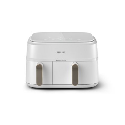 Friteza na vrući zrak PHILIPS NA353/10, 2750 W, 9 L, Dual Basket, bijela