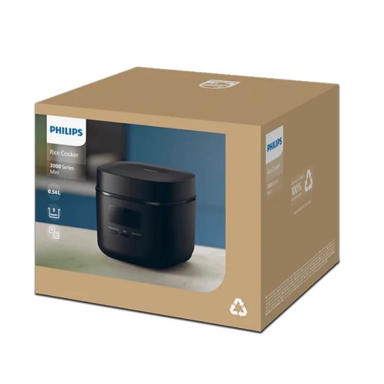 Kuhalo za rižu PHILIPS HD3080/80, 400 W, 5 programa