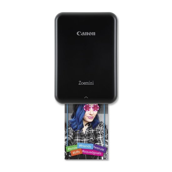 RABLJENI - Prijenosni foto printer CANON Zoemini, 400 dpi, BT, crni + torbica