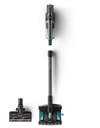 Štapni usisavač PHILIPS XC8057/01, 80 minuta rada, bez vrećice, crni