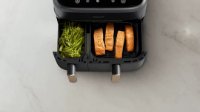 Friteza na vrući zrak PHILIPS NA352/00, 9 l, 2750 W, Dual Basket, crna