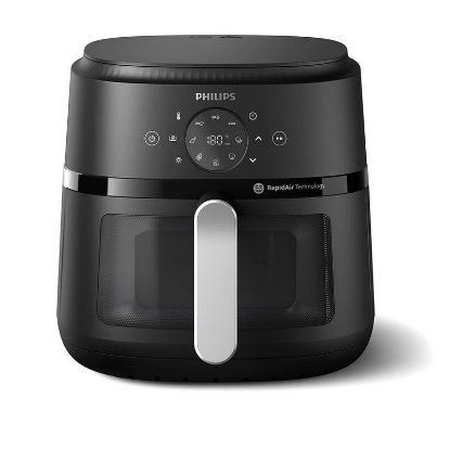 Friteza na vrući zrak PHILIPS NA231/00, Airfryer, 1700 W, 6,2 l, crna