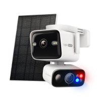 Mrežna nadzorna kamera TP-Link Tapo C675D kamera + Tapo A202 Solar panel, 4K/8MP, detekcija pokreta, Wi-Fi, vanjska, solarna, bijela