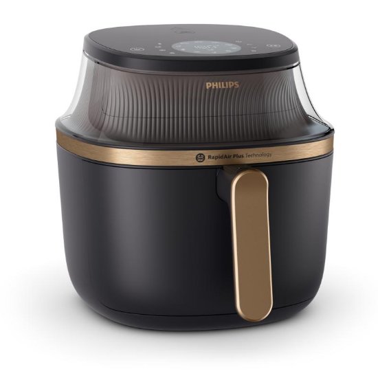 Friteza na vrući zrak PHILIPS NA332/00, 6,2 l, 1700 W, crna/zlatna