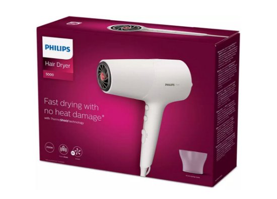 Sušilo za kosu PHILIPS BHD501/00, 2100 W, tehnologija ThermoShield, bijelo