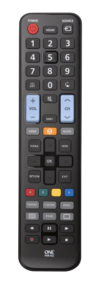 Univerzalni daljinski upravljač ONE URC1910, za Samsung TV, kompatibilan sa SMART TV