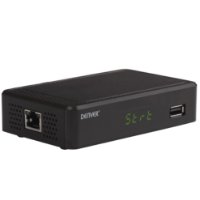 Digitalni prijemnik DENVER DTB-148, DVB-T2, H.265, MPEG-1/2/4, HDMI, USB, SCART, LAN, crni