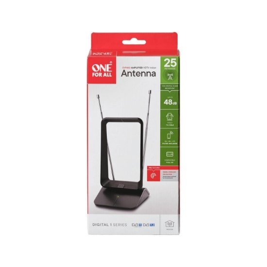 TV antena ONE SV9460-5G, unutarnja, crna