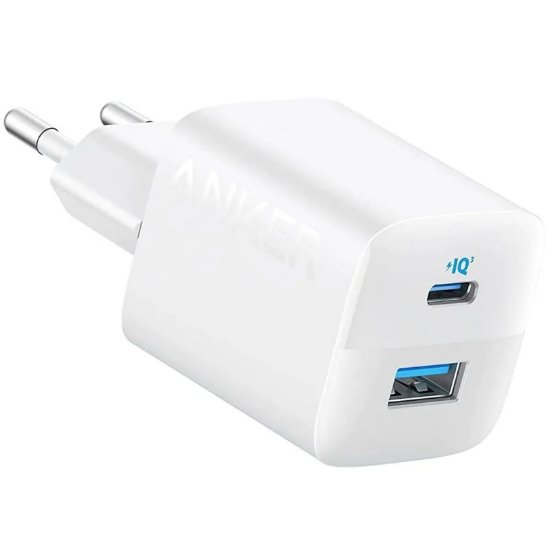 Kućni punjač ANKER 323 USB-C, USB-A, 33W, bijeli