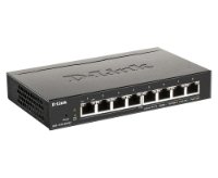 Switch D-LINK DGS-1100-08PV2, Web upravljivi, Gigabit PoE Switch, 10/100/1000 Mbps, metalno kućište, 8-port