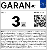 Računalo LINKS Pro M128AW / Ryzen 7 8700G, 32GB DDR5, 1TB SSD NVMe, AMD Radeon Graphics, WiFi, Windows 11, crno