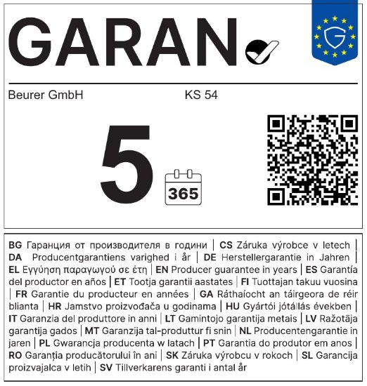 Kuhinjska vaga BEURER KS 54, digitalna, posuda, 5 kg, srebrna