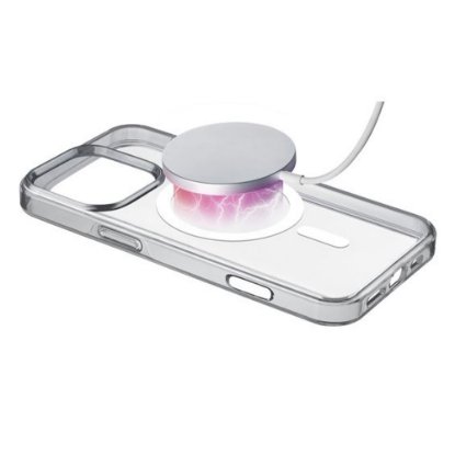 Futrola CELLULARLINE, Gloss Mag, za iPhone 16 Pro, prozirna