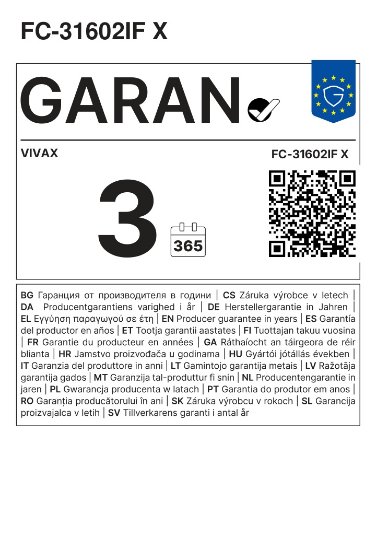Plinski štednjak VIVAX HOME FC-31602IF X, 3x plin, 1x grijača ploča, energetski razred A, sivi