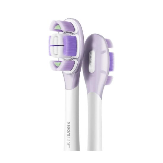 Zamjenska glava za električnu četkicu XIAOMI BHR07ZRTY, 3 kom, ljubičasto/bijela, mekana