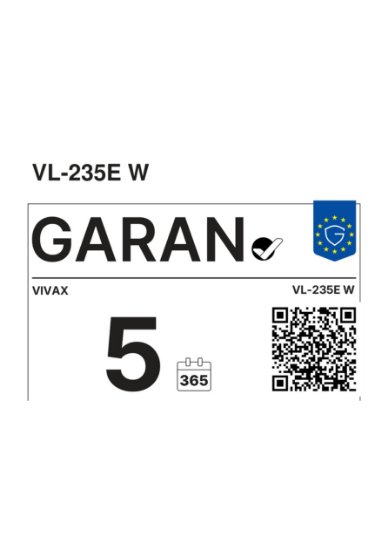Hladnjak VIVAX VL-235E W, 145cm, 230 l, energetski razred E, bijeli