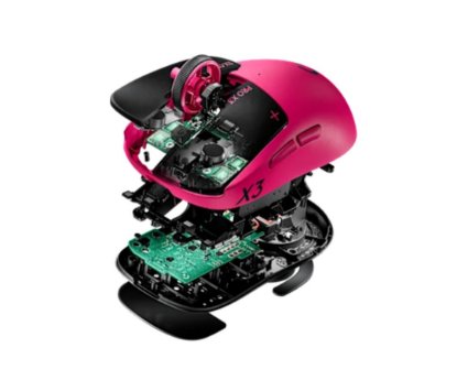 Miš LOGITECH PRO X3 Superstrike, Gaming, optički, 48000dpi, USB, magenta