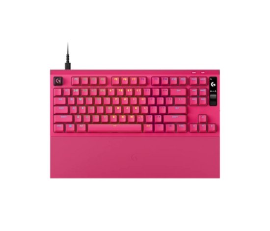 Tipkovnica LOGITECH PRO X2 Rapid, mehanička, roza