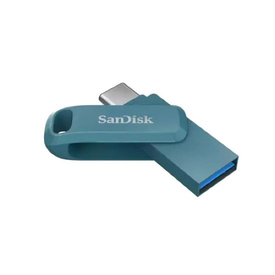 Memorija USB SANDISK 3.2 Ultra Dual Drive Go, 256GB, USB-A. USB-C, plavi