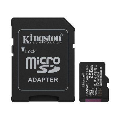 Memorijska kartica KINGSTON Canvas Select Plus SDCS3/256GB, microSDXC, Class 10 UHS-I, s adapterom