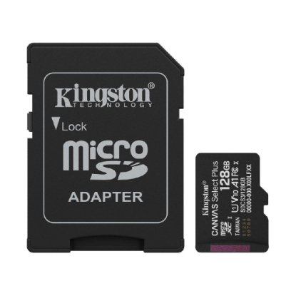 Memorijska kartica KINGSTON Canvas Select Plus SDCS3/128GB, microSD 128GB, Class 10 UHS-I, s adapterom