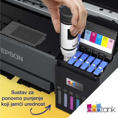 Printer EPSON EcoTank L8050 Photo, tintni, USB, WiFi, crni