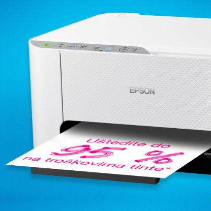 Multifunkcijski printer EPSON EcoTank L3276, printer/scanner/copy, 5760 x 1440, WiFi, USB, bijeli