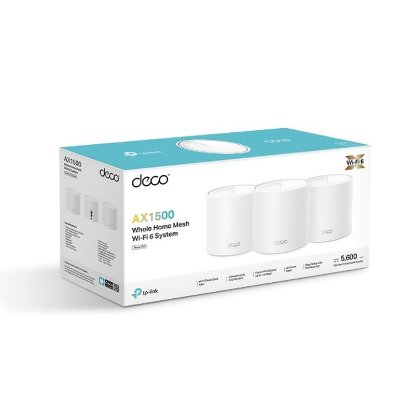 Wireless range extender TP-LINK Deco X10, AX-1500, Mesh Wi-Fi System, bežični, 3 komada
