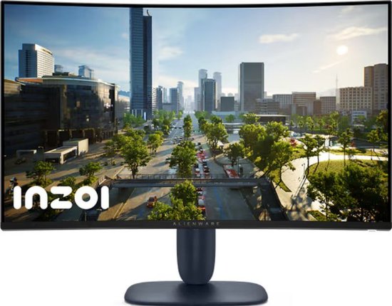 Alienware 32 Gaming Monitor AW3225DM Curved, 2560x1440, QHD, 180Hz, VA Antiglare, 16:9, 3000:1, 400 cd/m2, AMD FreeSync + VESA, 4ms/2ms/1ms, 178/178, DP, 2x HDMI, 2xUSB-A, USB-B, Tilt, Height