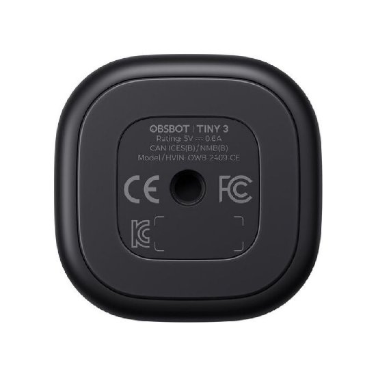 Web kamera OBSBOT Tiny 3 AI-Powered PTZ, 4K UHD, USB-C na USB - A, USB - C, crna