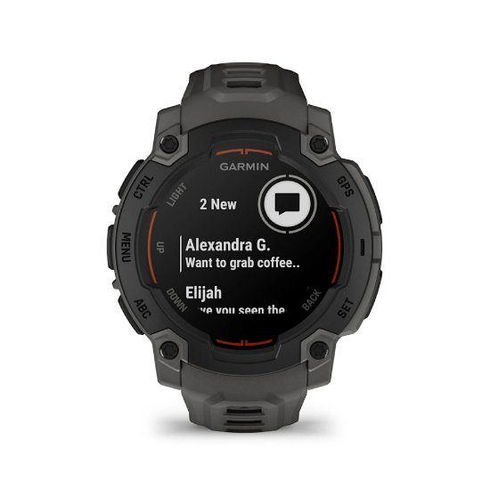 IZLOŽBENI - Pametni sat GARMIN Instinct E 45mm, GPS, HR, pametne obavijesti, crni