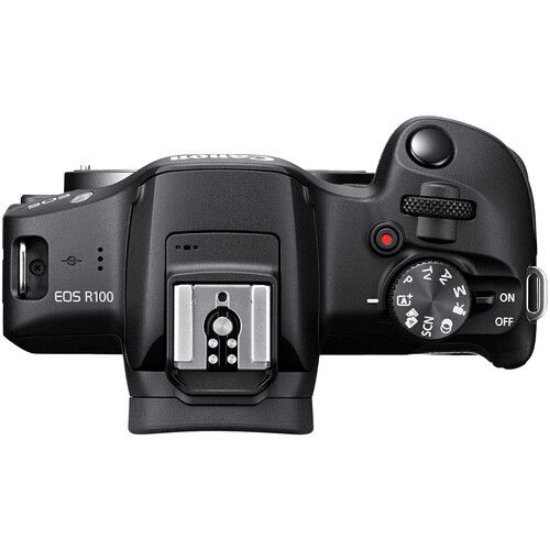 Digitalni fotoaparat CANON EOS R100 18-45, 25.8 Mpx, UHD 4K, crni