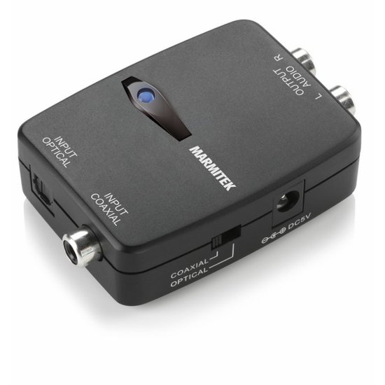 Pretvarač MARMITEK Connect DA21, DAC, digitalni audio TOSLINK/Coaxial na RCA analogni
