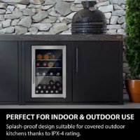 Ugradbeni hladnjak CASO DESIGN BBQ Cooler S-R, 63 l, 1 temperaturna zona, energetski razred A, inox