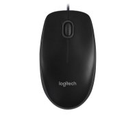 Miš LOGITECH B100, optički, žični, 1000dpi, crni