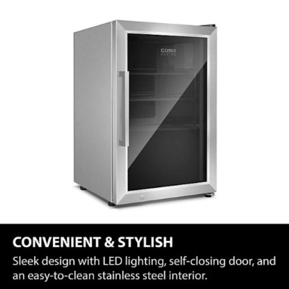 Ugradbeni hladnjak CASO DESIGN BBQ Cooler S-R, 63 l, 1 temperaturna zona, energetski razred A, inox