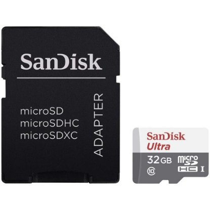 Memorijska kartica SANDISK Ultra, MicroSDXC, 32GB, SDSQUNR-032G-GN6TA, 100MB/s, SD adapter