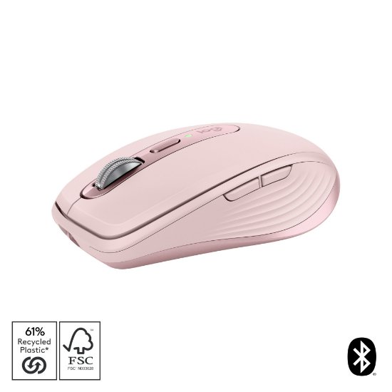 Logitech MX anywhere 3S brezžična bluetooth laser rose miška