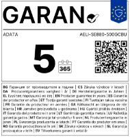 SSD vanjski 500 GB ADATA SE880, AELI-SE880-500GCBU, 2000/2000 MB/s, USB-C 3.2 Gen2x2, plavi