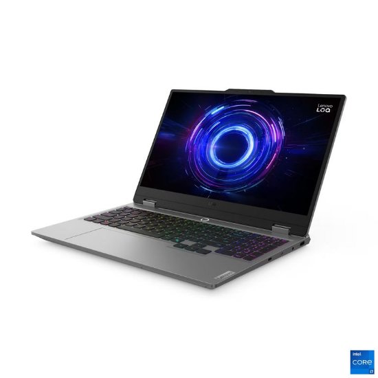 Laptop LENOVO LOQ 83JE00B3SC / Core i7 13650HX, 32GB, 1TB SSD, nVidia GeForce RTX 5070, 15.6" FHD 144Hz IPS, bez OS, sivi