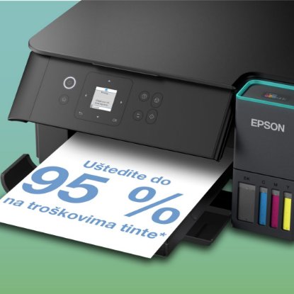 Multifunkcijski printer EPSON EcoTank L4360, printer/scanner/copy, 4800 x 1200, USB, WiFi, crni