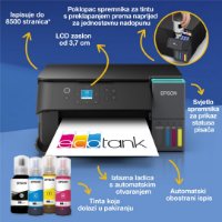 Multifunkcijski printer EPSON EcoTank L4360, printer/scanner/copy, 4800 x 1200, USB, WiFi, crni