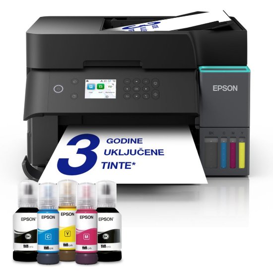 Epson EcoTank L6370 MFP Inkjet Printer (Multifunction) black